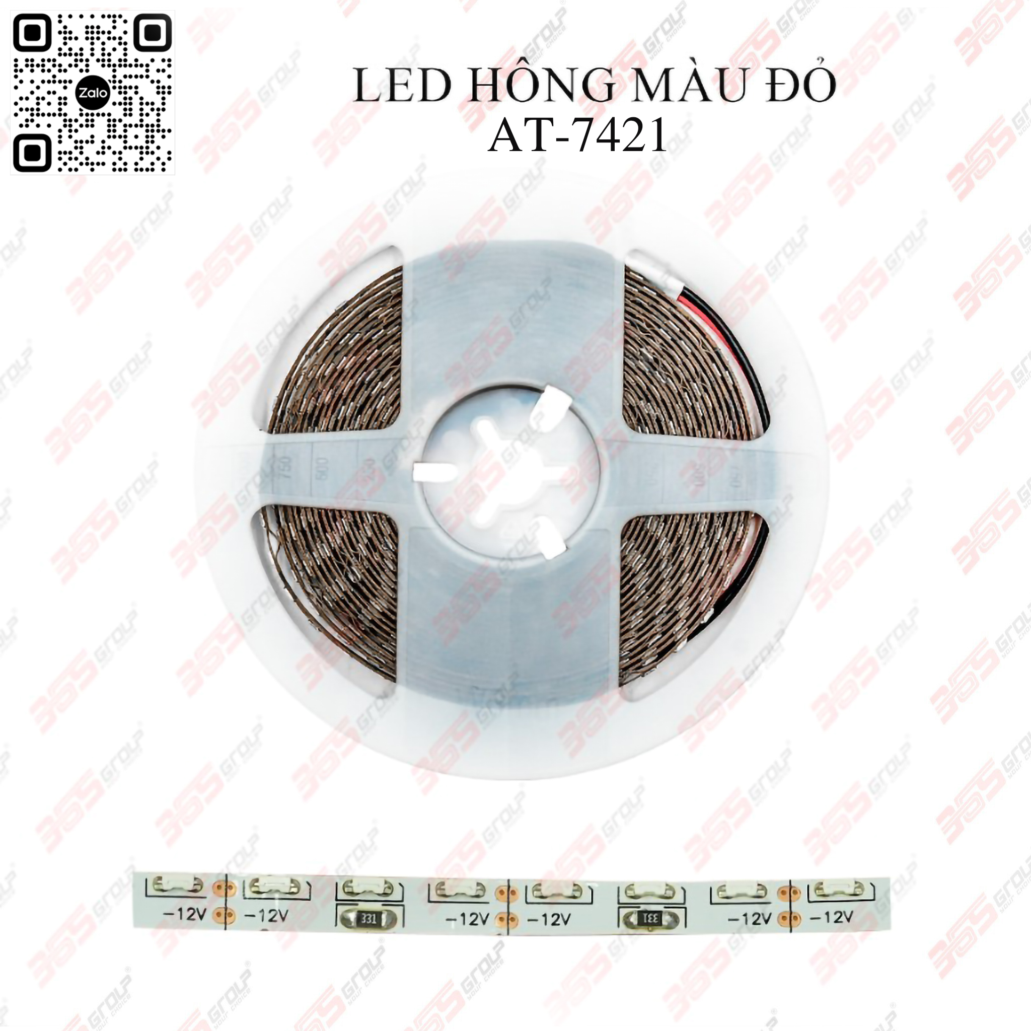 LED HÔNG MÀU ĐỎ AT-7421